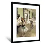 竇加《舞蹈課》（不含框）