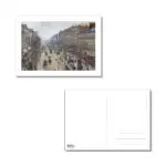 冬天早晨的蒙馬特大道