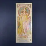 金質慕夏便條紙《埃摩與香頓出品－皇家白星香檳》