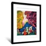 康丁斯基《藍山》（不含框） - 〈中〉