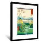 歌川廣重《甲斐大月之原》（不含框）