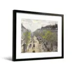 畢沙羅《蒙馬特春天早晨的林蔭大道》（不含框） - 〈小〉