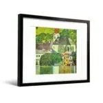 克林姆《阿特湖畔翁特拉赫教堂》（不含框）