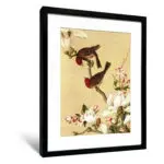 郎世寧《仙萼長春圖之四》（不含框） - 〈中〉