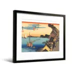 歌川廣重《神奈川》（不含框） - 〈小〉