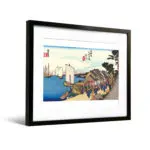 歌川廣重《品川》（不含框） - 〈小〉