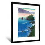 川瀨巴水《若狹久出之濱》（不含框） - 〈小〉