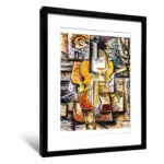 畢卡索《小提琴與葡萄》（不含框）