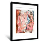 畢卡索《亞維農的少女》（不含框） - 〈小〉