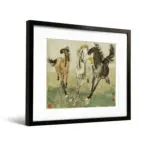 徐悲鴻《奔馬圖之一》（不含框） - 〈中〉