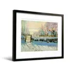 莫內《喜鵲》（不含框） - 〈中〉