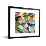 康丁斯基《雨中風景》（不含框） - 〈中〉