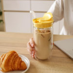 CLASSIC雙層玻璃隨手杯/黃蓋:圖片 2