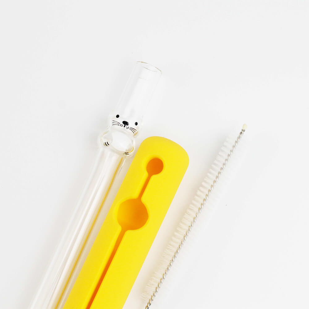 GOOD0008-1 海豹造型玻璃吸管:圖片 1