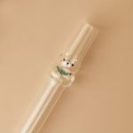 柴犬造型玻璃吸管:圖片 2