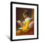 福拉歌那《讀書的少女》（不含框）