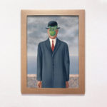 馬格利特《戴黑帽的男人》(不含框) - 〈中〉30*40公分:圖片 3