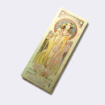 金質慕夏便條紙《埃摩與香頓出品－皇家白星香檳》