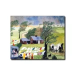 摩西奶奶《收衣服》(不含框) - 〈小〉:圖片 4