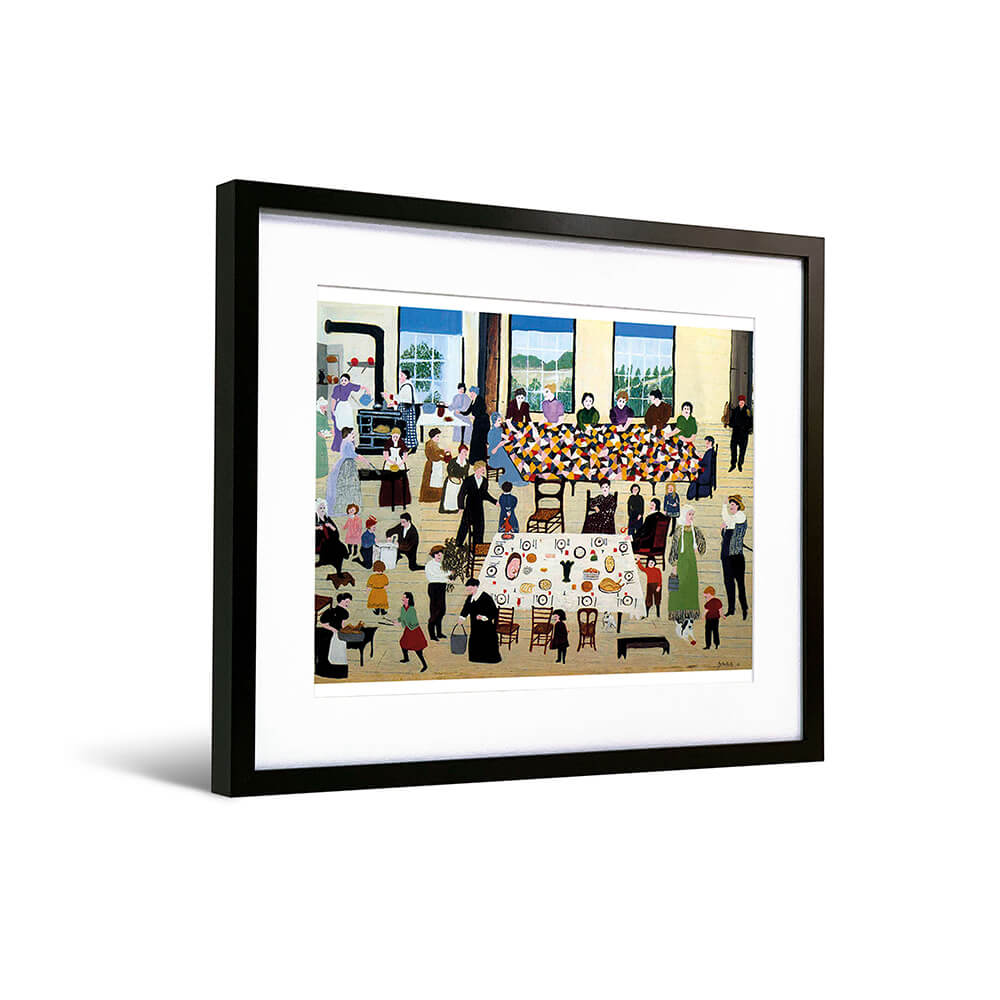 WPC0088NS-01 摩西奶奶《拼布聚會》(不含框) - 〈小〉:圖片 1