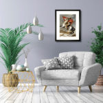 大衛《拿破崙翻越阿爾卑斯山》(不含框) - 〈中〉30*40公分:圖片 2